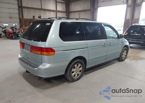 2002 Honda Odyssey Ex z USA, uszkodzony, nr VIN 2HKRL18632H590133